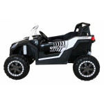 Elektrické autíčko Buggy ATV Racing Dvojmiestne!!! Biela - 4 X 200 W - 24V7Ah